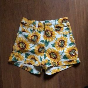 Sunflower denim shorts